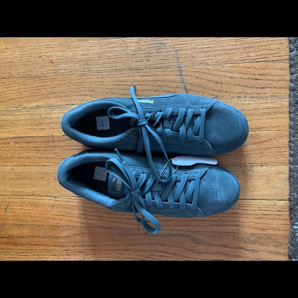 Men’s Grey Suede Pumas Never Worn - Sz 9 - Picture 3 of 3